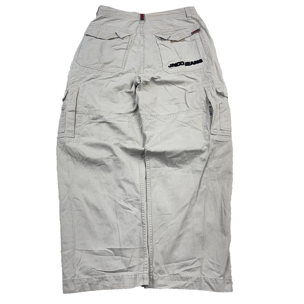 Vintage JNCO Jeans Cargo Pants Men 36x34 Baggy Wide Leg Skate Loose Fit *